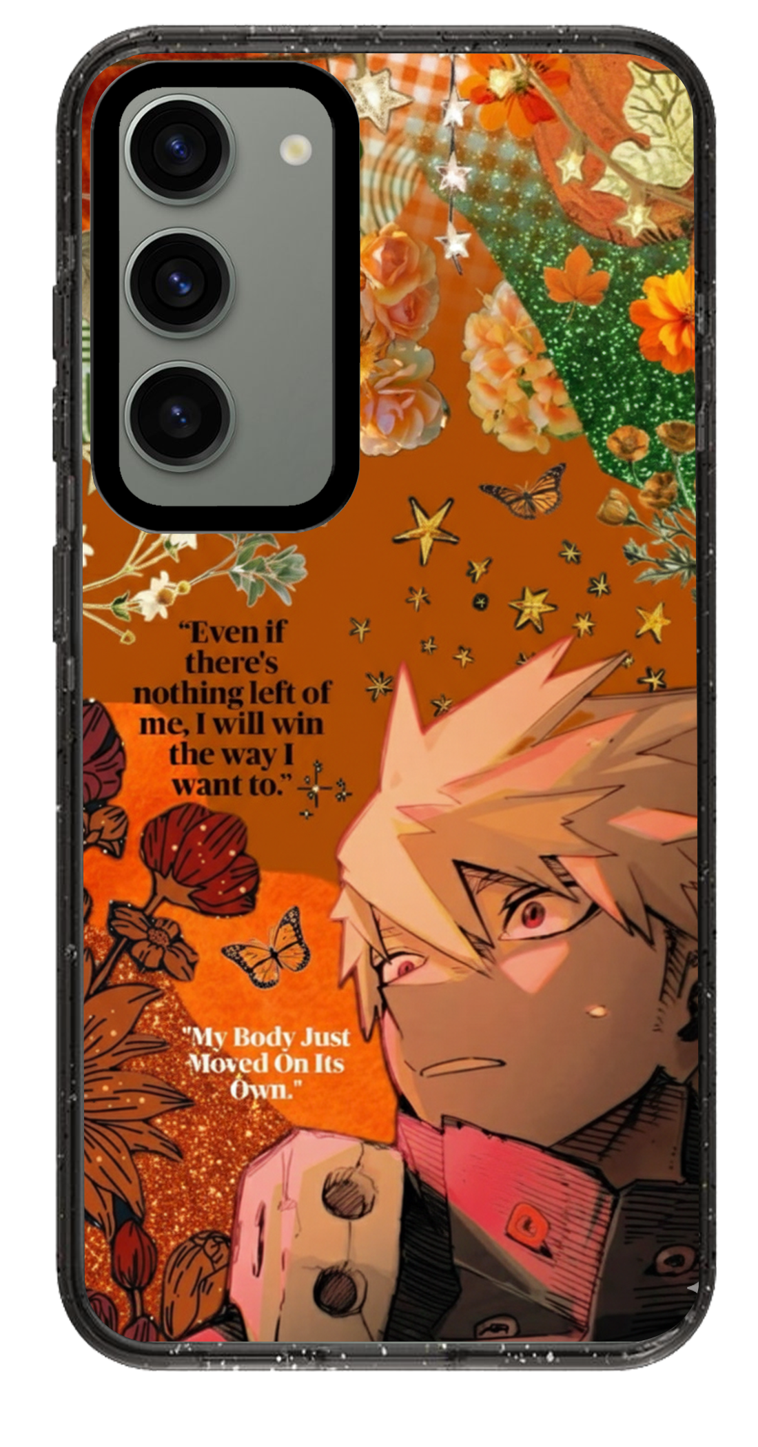 PixVoices rendered material preview - 4853 - Clear Black Samsung Case