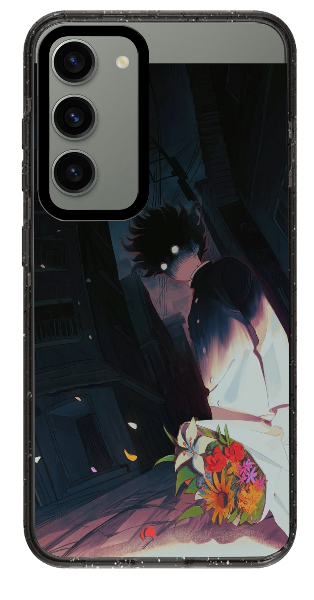 PixVoices rendered material preview - 5451 - Clear Black Samsung Case
