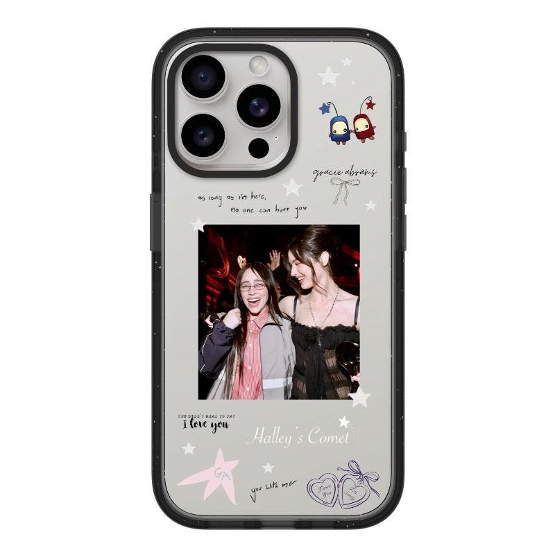 Halley's Comet friendship editable Pixvoices phone case design template
