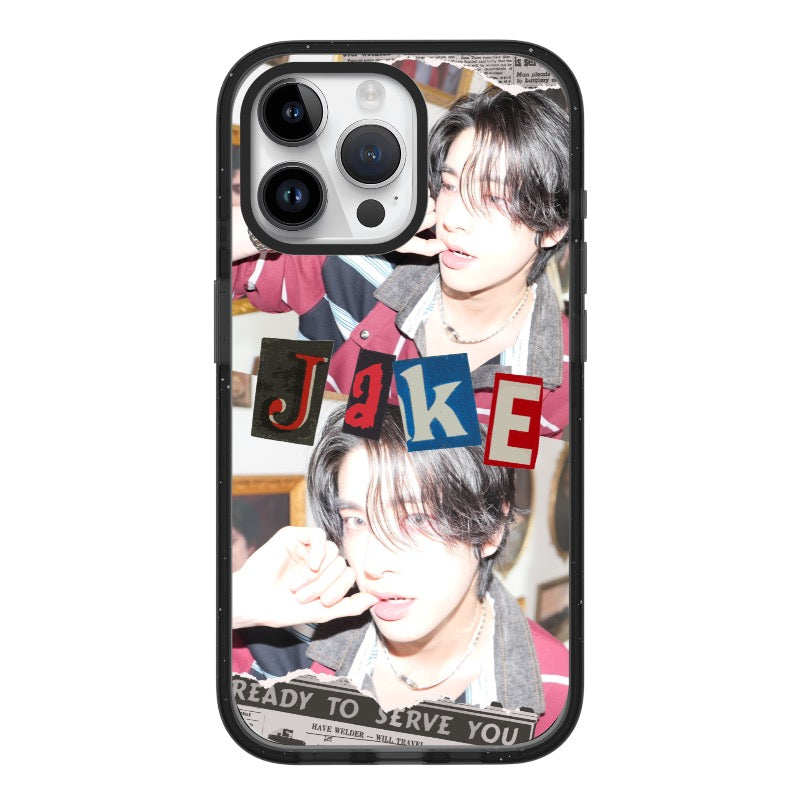 Jake ENHYPEN editorial editable Pixvoices phone case design template