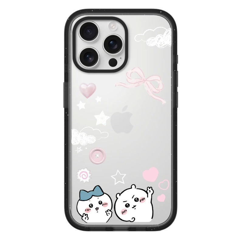 Cute Cloud & Hamster Love Case Template editable Pixvoices design template