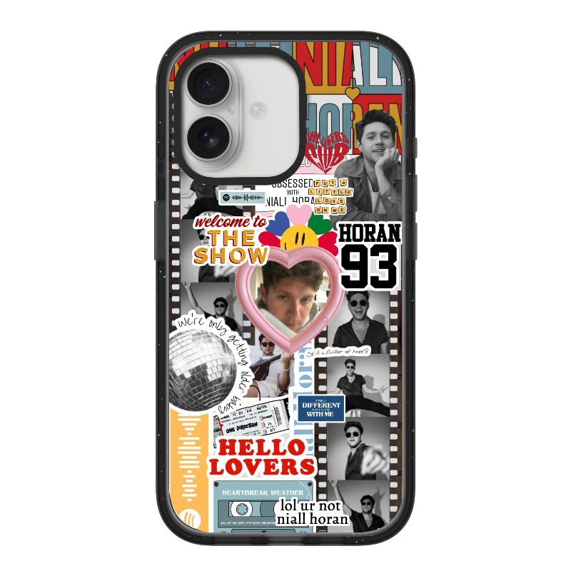 playful concert collage editable Pixvoices phone case design template