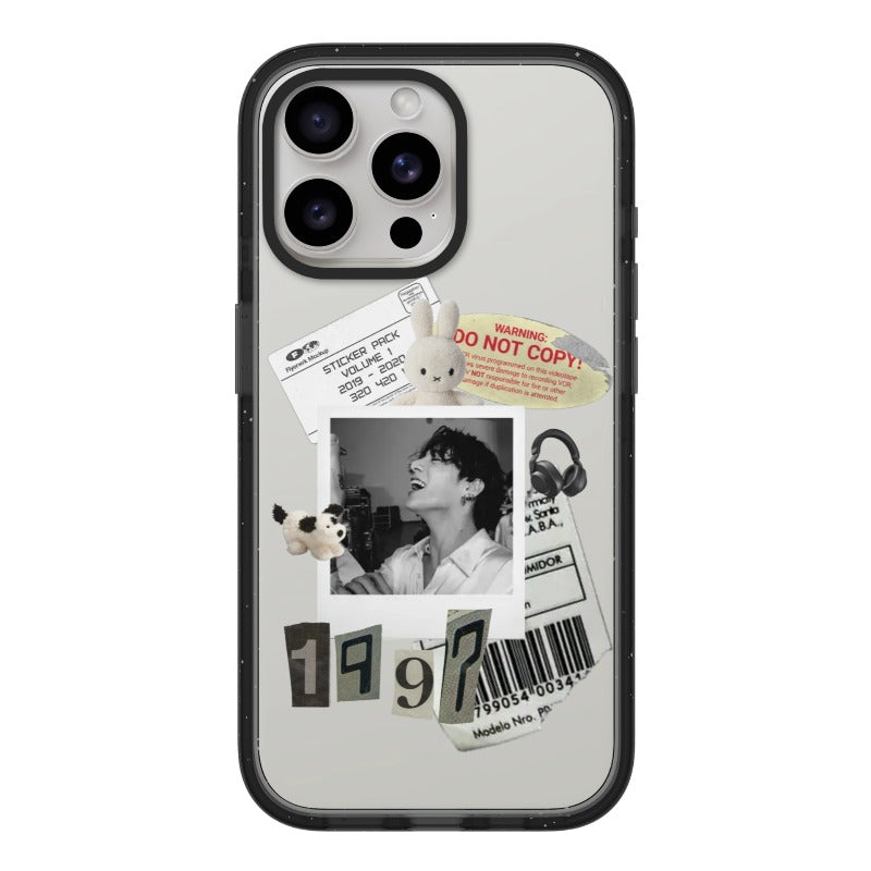 1997 K-pop collage editable Pixvoices phone case design template