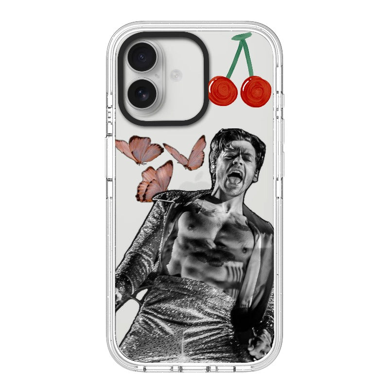cherry stage shot editable Pixvoices phone case design template