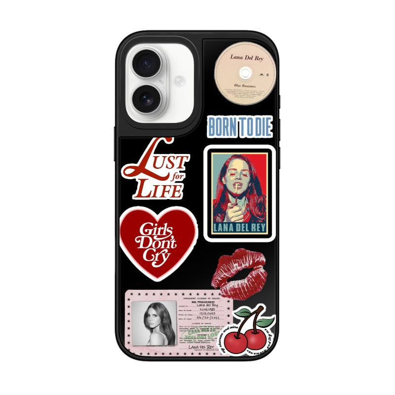 indie dream girl collage editable Pixvoices phone case design template