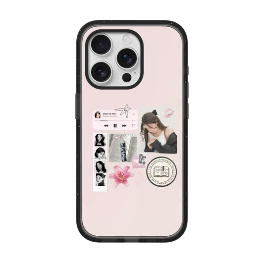 Pixvoices soft-neutral sentiments collage editable phone case template