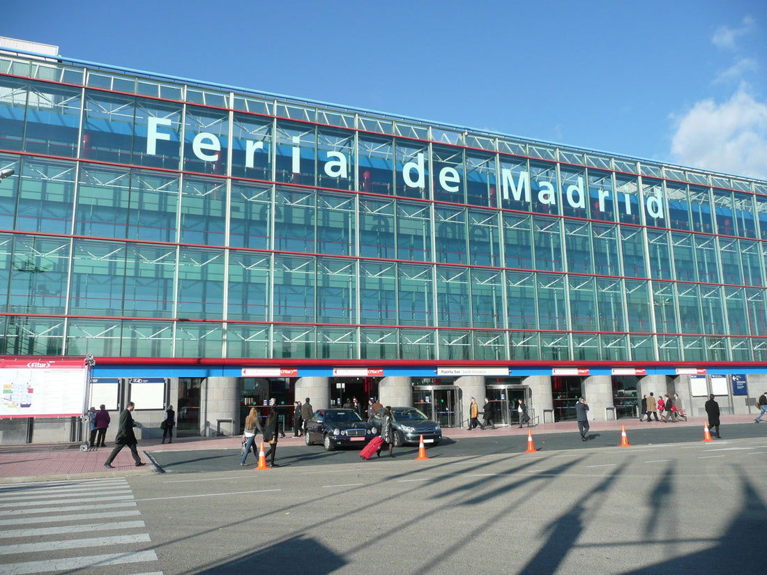 Exterior of the IFEMA exhibition complex in Madrid near the new Madring circuit