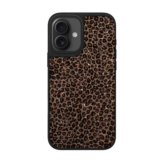 Brown leopard print Pixvoices customizable phone case introducing animal print design ideas