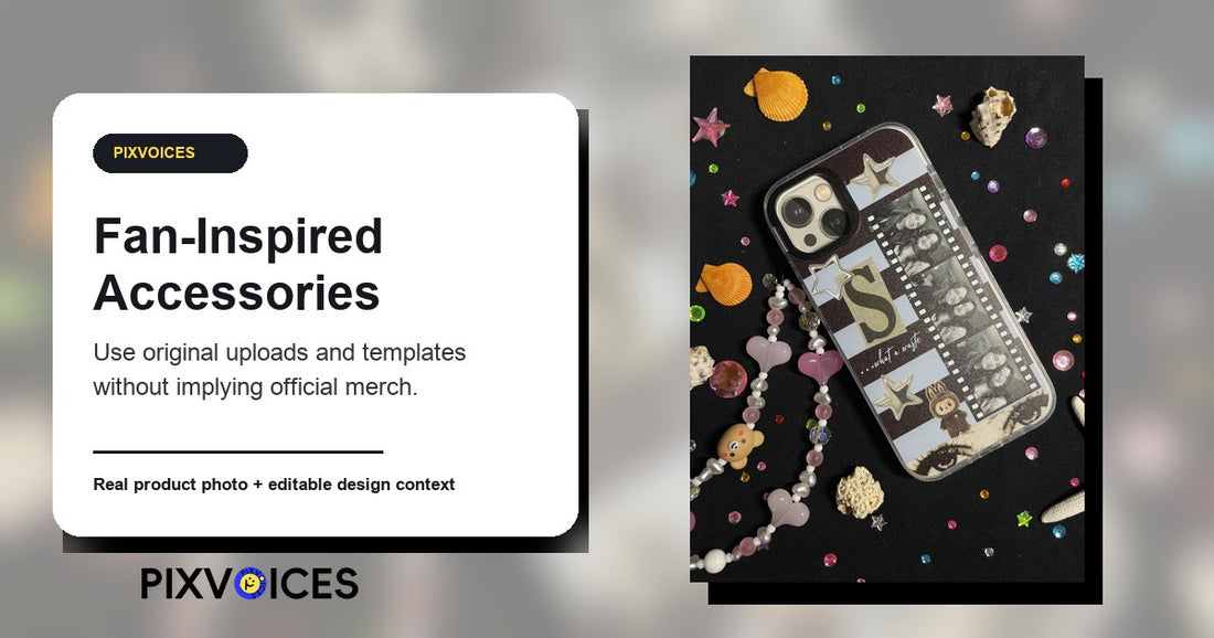 Fan-Inspired Custom Accessories: What To Know Before You Design - Pixvoices custom phone case guide