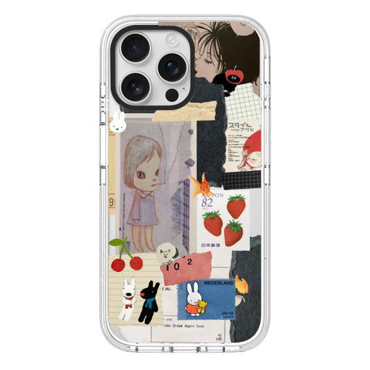 Custom Collage Aesthetic Case - Soft Memories & Strawberry Dreams [1229]