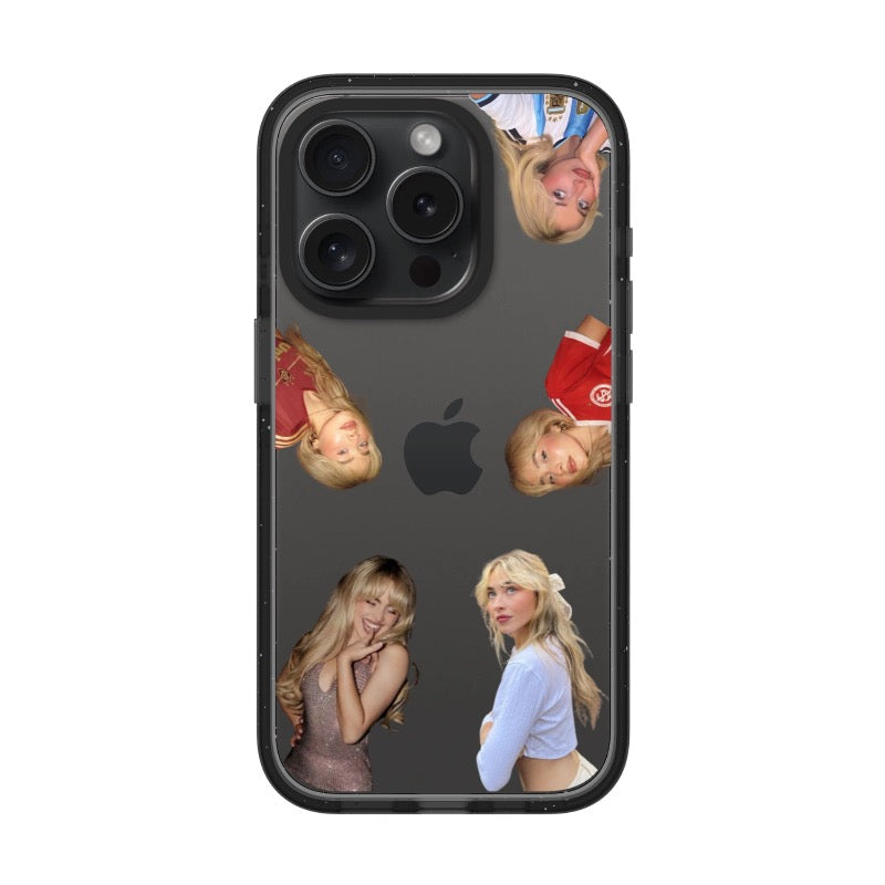 Sabrina multi photo collage editable Pixvoices phone case design template