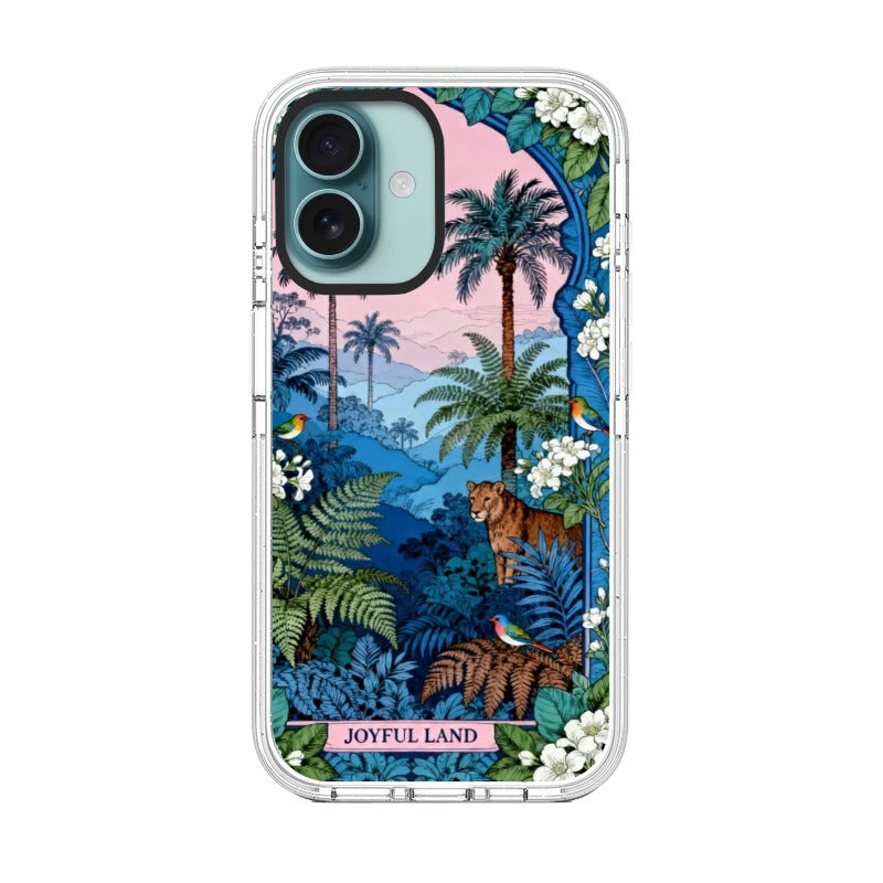 Tropical Jungle Phone Case Tiger Paradise Design editable Pixvoices design template