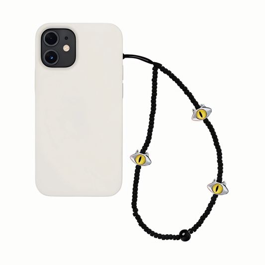 Catwatch – Beaded Eye Phone Strap👁