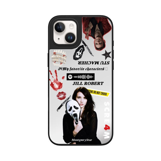 Scream Phone Case Ghostface Collage editable Pixvoices design template