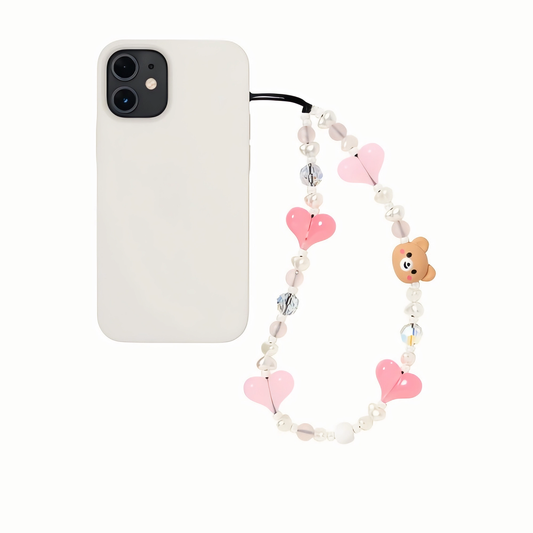 Bear With Me – Sweet Pearl Phone Charm