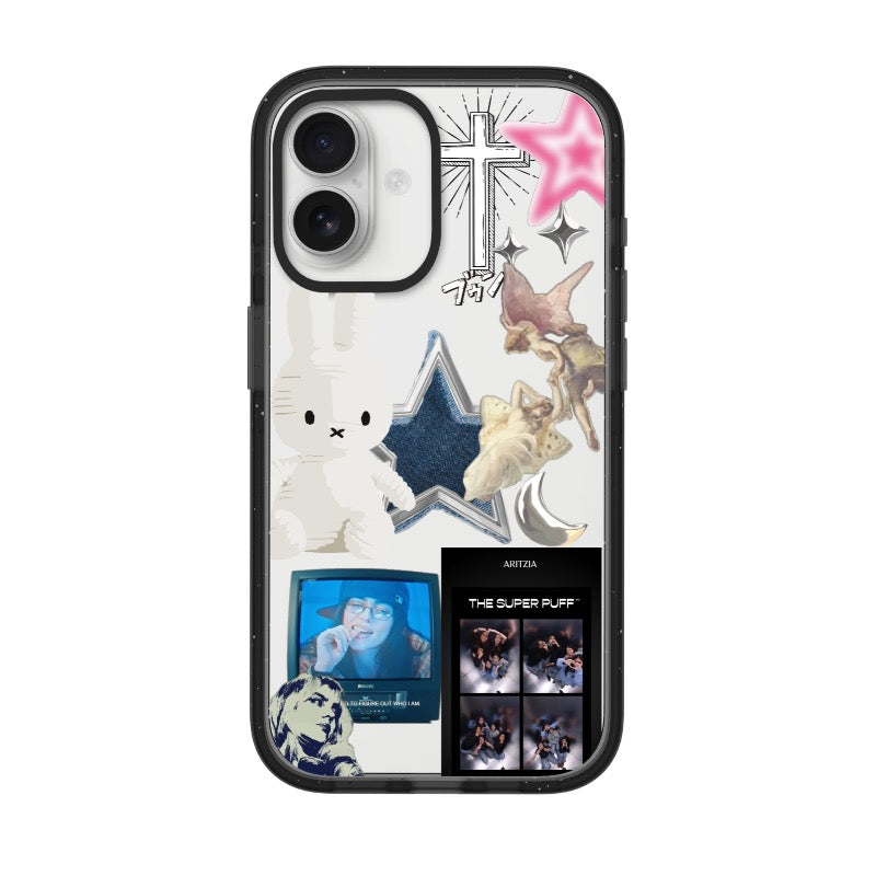 Billie angel aesthetic editable Pixvoices phone case design template