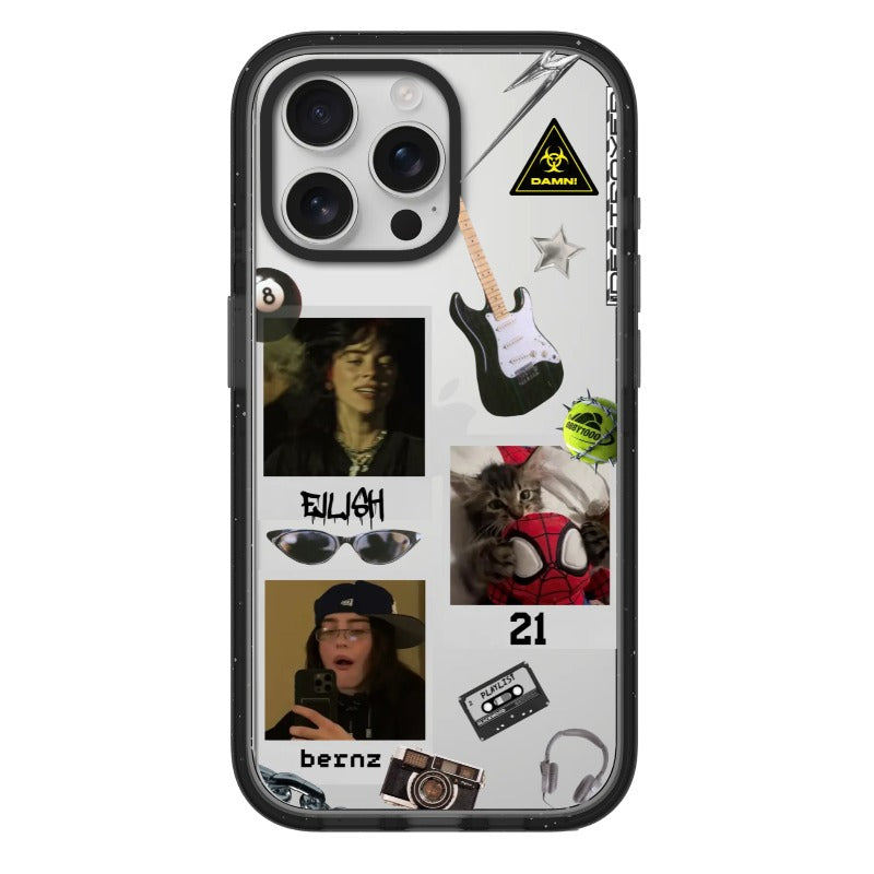 Custom Rock Vibe Sticker Collage Phone Case [1356]