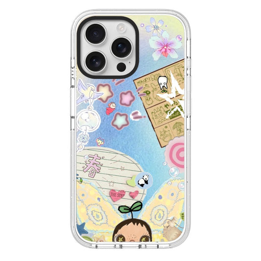 Spring Flower Phone Case Kawaii Collage editable Pixvoices design template