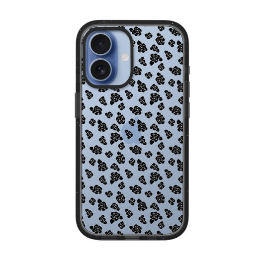 Light Blue Black Floral Phone Case Ditsy Flower Pattern editable Pixvoices design template