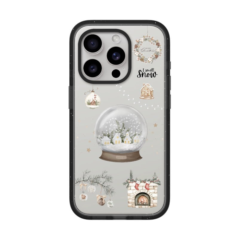 Custom Snow Globe Christmas Phone Case – Cozy Winter Design, Giftable & Editable [1588]