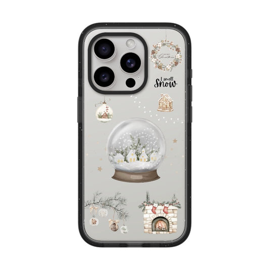 Custom Snow Globe Christmas Phone Case – Cozy Winter Design, Giftable & Editable [1588]