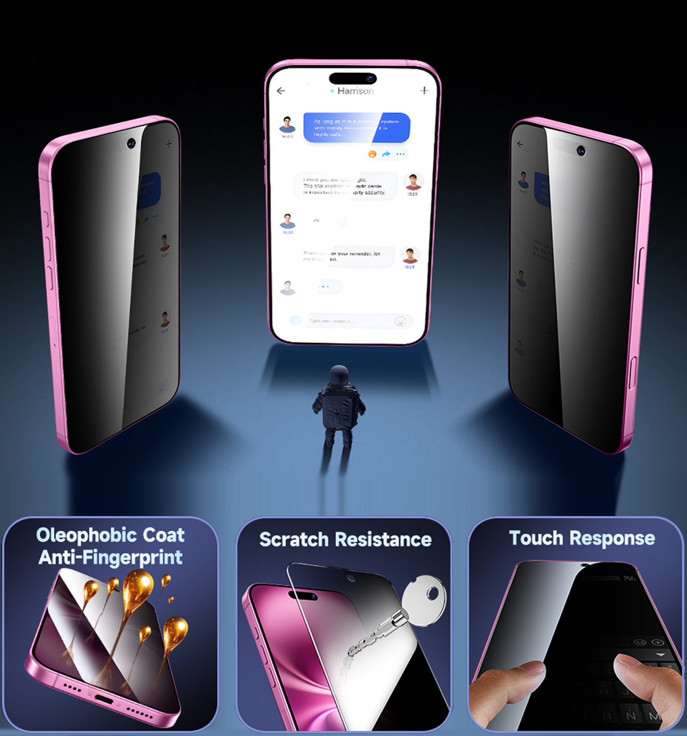 Privacy Tempered Glass Screen Protector