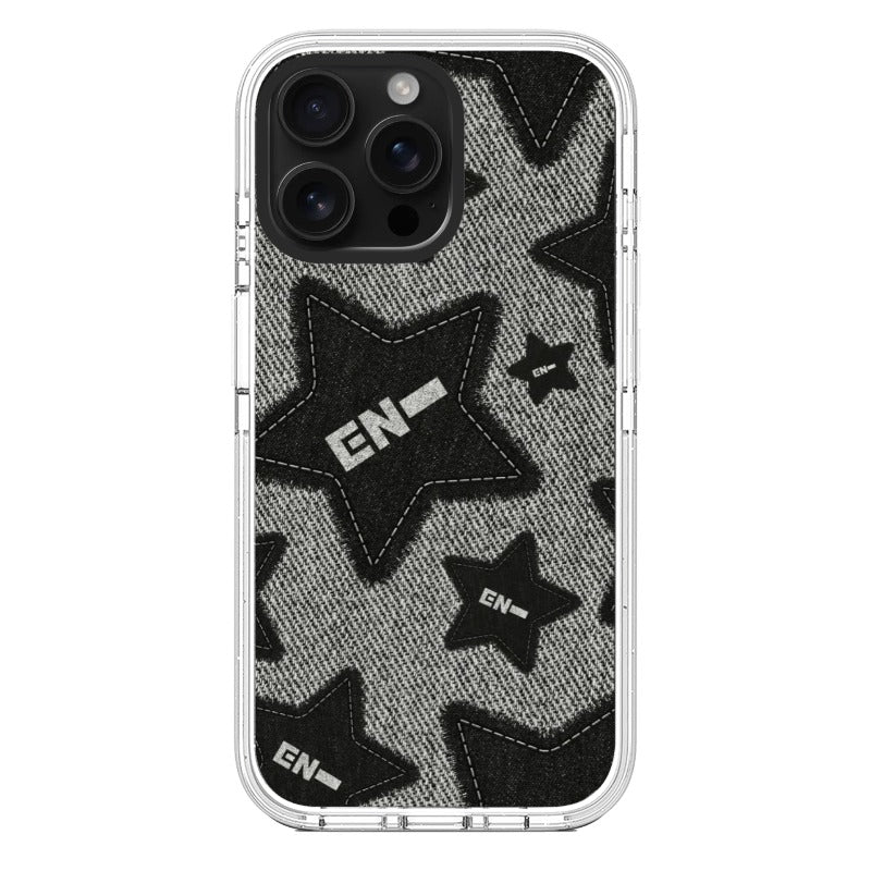 ENHYPEN Phone Case Black White Camo K-pop editable Pixvoices design template