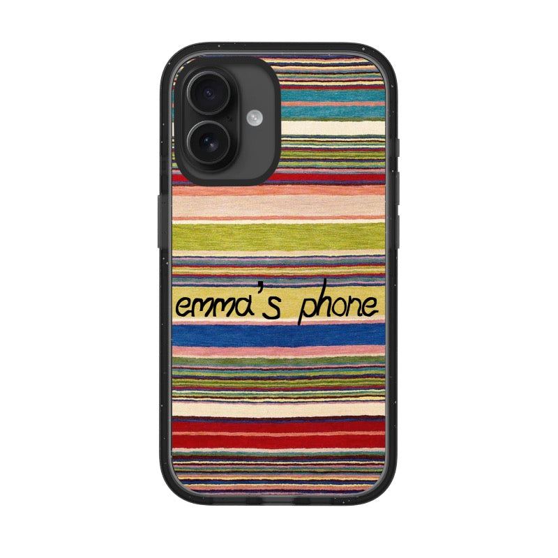 Personalized Stripes Phone Case Your Name editable Pixvoices design template