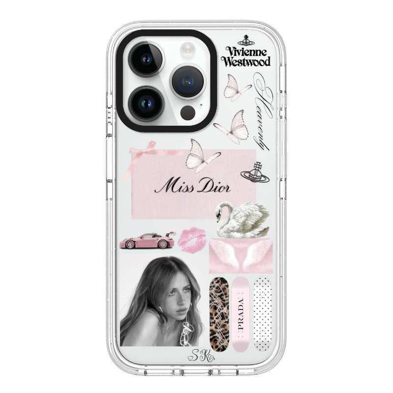 Tate McRae luxury fashion collage editable Pixvoices phone case design template