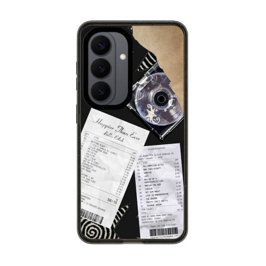 Billie and Olivia receipt collage editable Pixvoices phone case design template