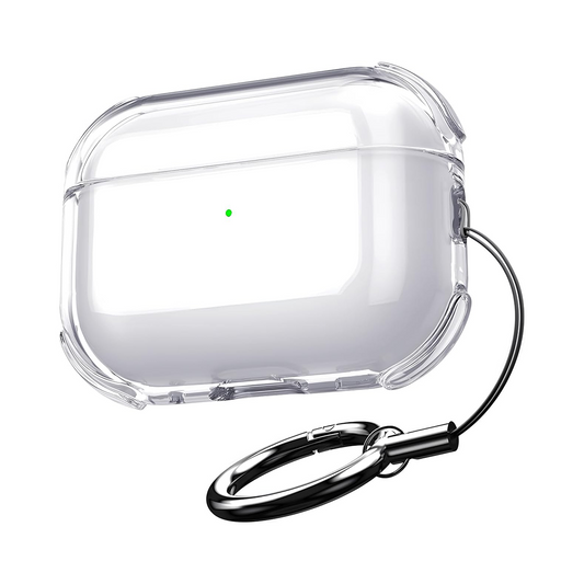 Clear TPU AirPods Case with Keyring