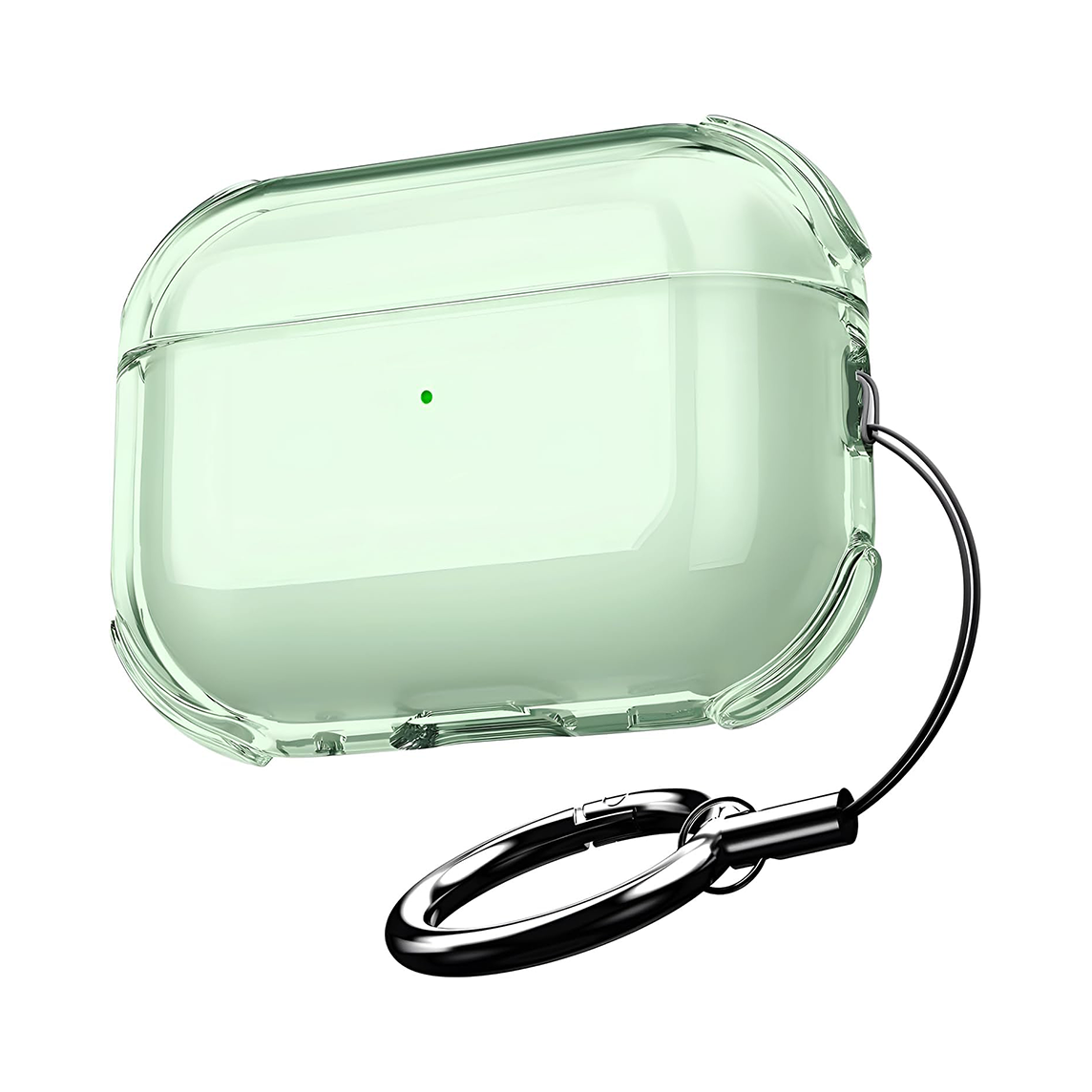 Clear TPU AirPods Case with Keyring