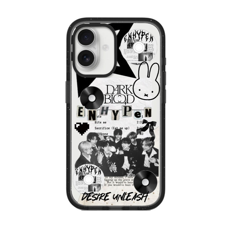ENHYPEN Phone Case Dark Blood Album Collage editable Pixvoices design template