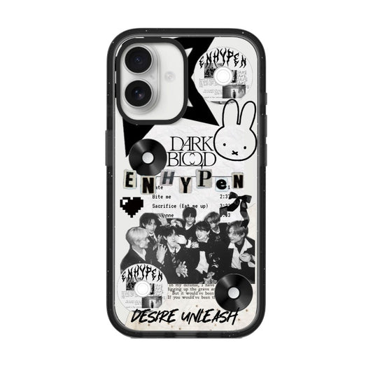 ENHYPEN Phone Case Dark Blood Album Collage editable Pixvoices design template