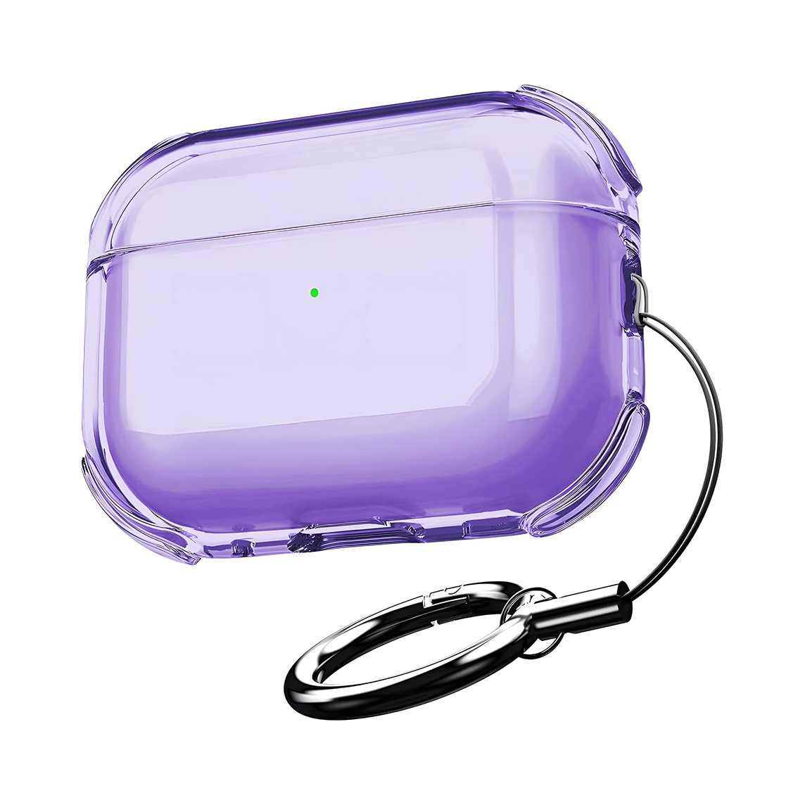 Clear TPU AirPods Case with Keyring