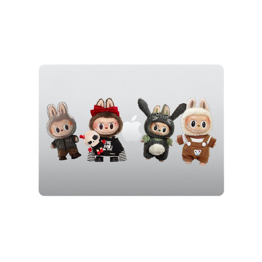 Custom Labubu Bunny Crew MacBook Case [1380]