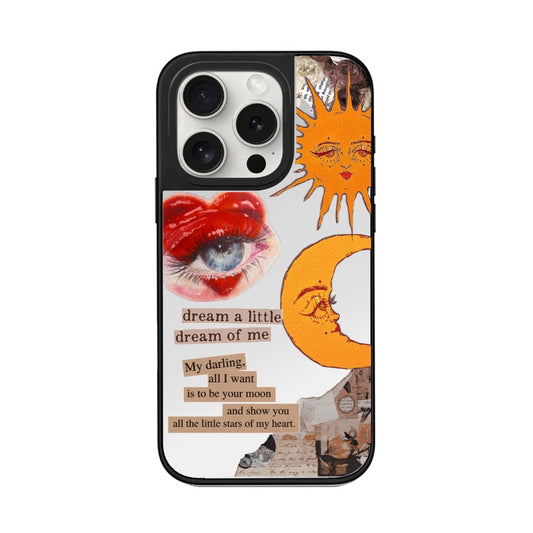 Sun Moon Phone Case Romance Collage editable Pixvoices design template
