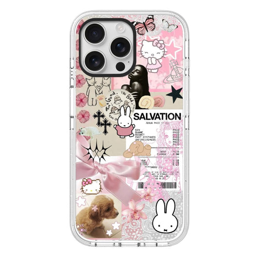 Custom Miffy x Hello Kitty Salvation Case – Soft Pink Collage [1535]