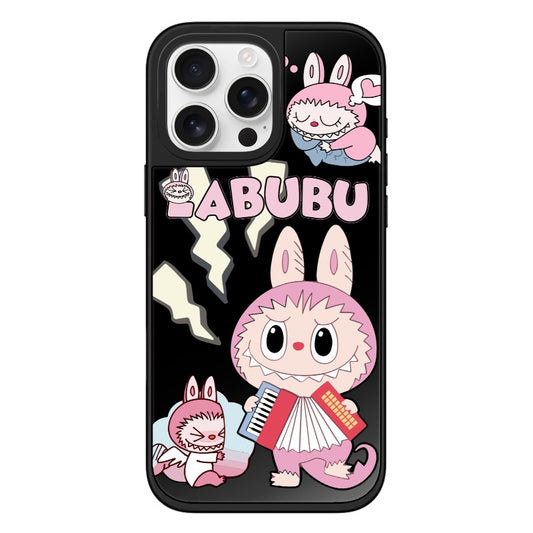 Customizable Labubu iPhone Case – Pink Monster Bunny Style Inspired by Pop Mart Collectibles