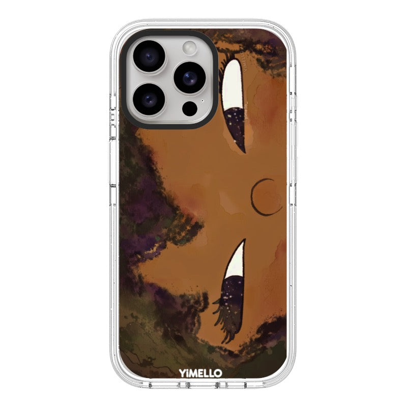 Phone Case Cathy Yimello Cute Anime Art Earthy Tone editable Pixvoices design template