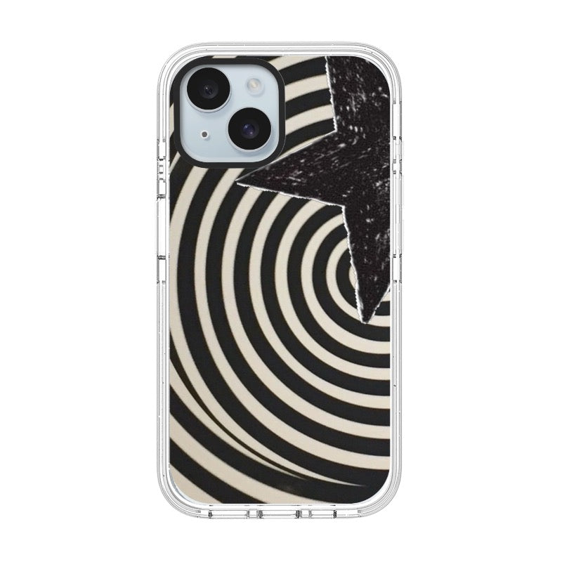 Hypnotic Spiral Phone Case Abstract Design editable Pixvoices design template