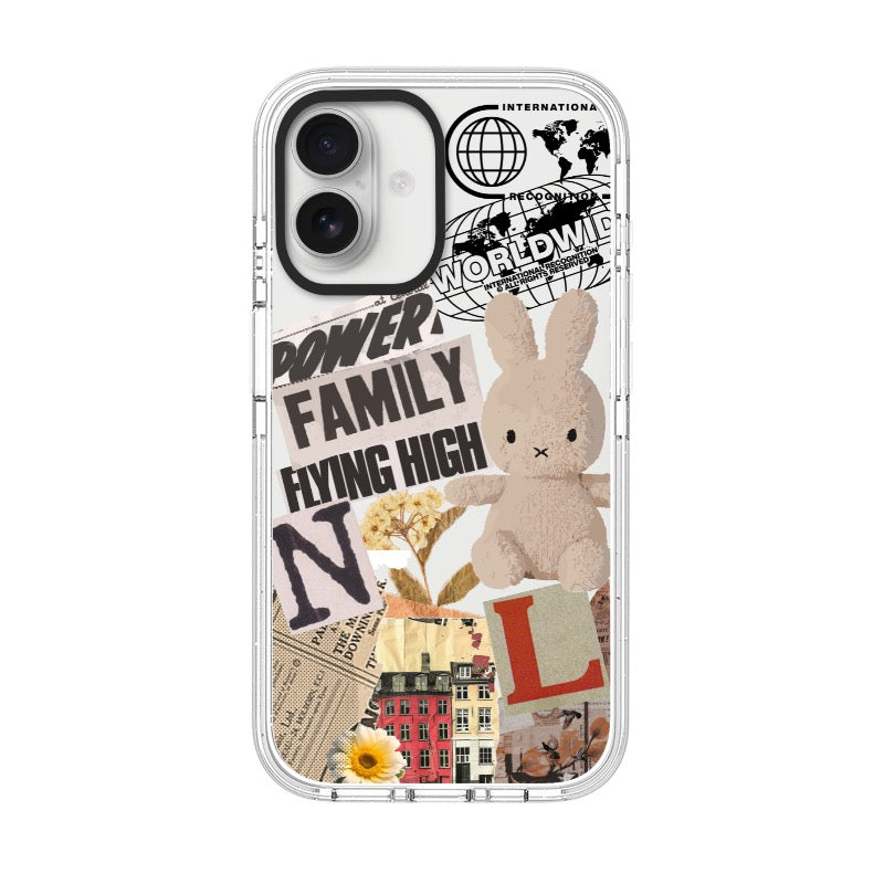 Miffy Phone Case Vintage Collage editable Pixvoices design template