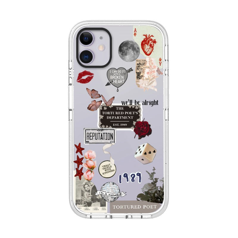 TTPD multi era editable Pixvoices phone case design template