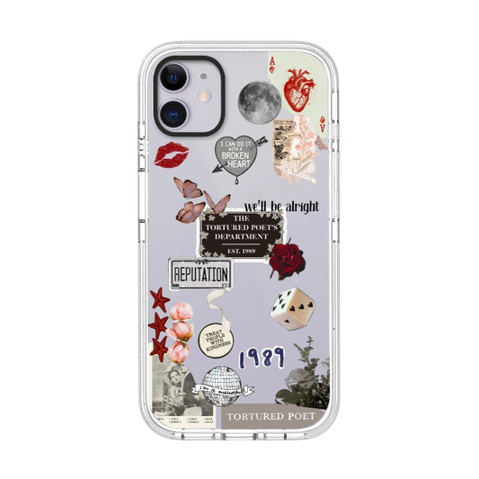 TTPD multi era editable Pixvoices phone case design template