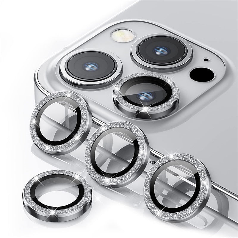 Silver Glitter Camera Lens Protector