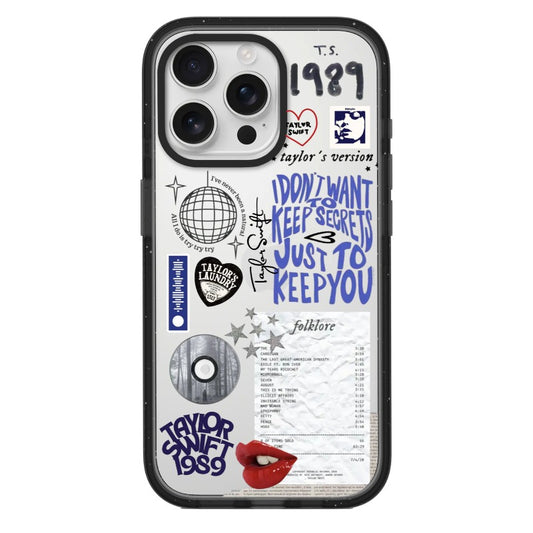 Customizable Taylor Swift iPhone Case – 1989, Folklore & Fan Era Collage Design