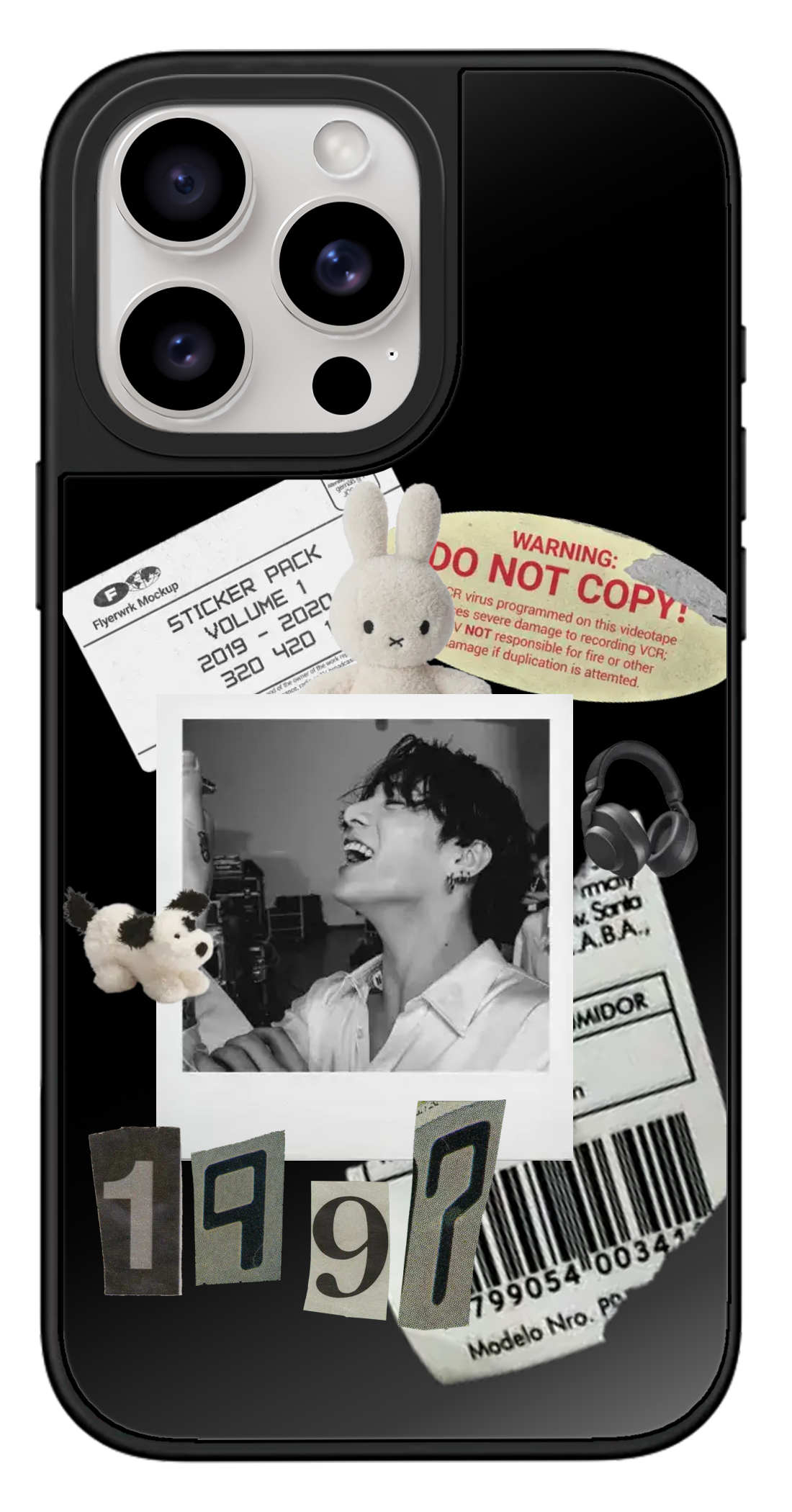 PixVoices rendered material preview - 1458 - Black Mirror Case
