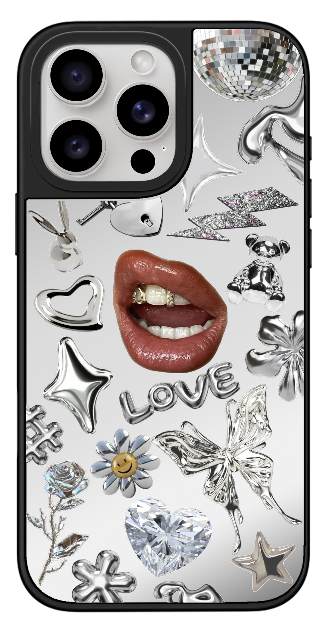 PixVoices rendered material preview - 1482 - Silver Mirror Case