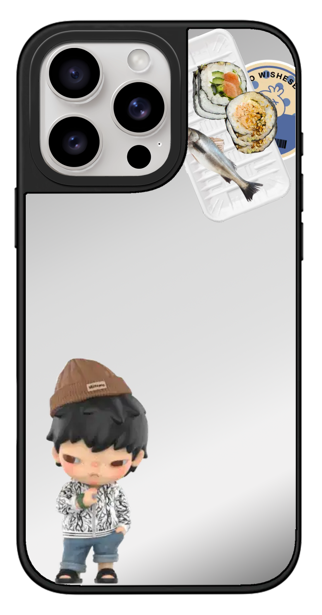 PixVoices rendered material preview - 2336 - Silver Mirror Case