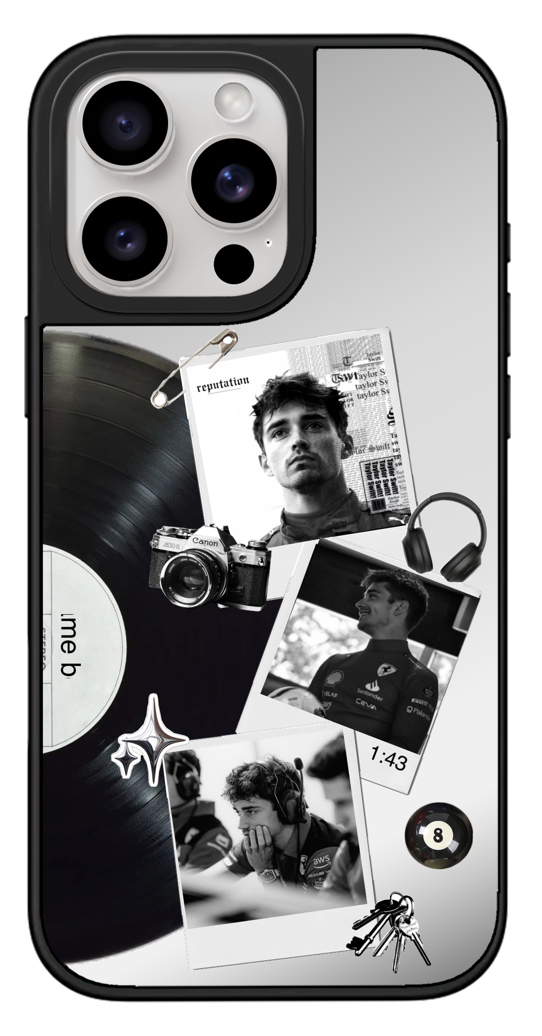 PixVoices rendered material preview - 4146 - Silver Mirror Case